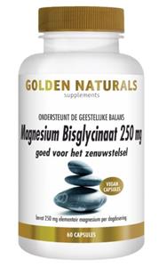 Golden Naturals Magnesium bisglycinaat 250 mg 60 capsules