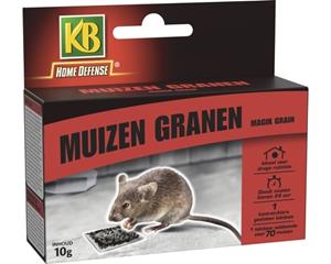 KB Home Defense Muizen Granen Alphachloralose enkel lokdoosje