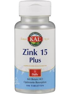 Kal Zink 15 Plus Tabletten