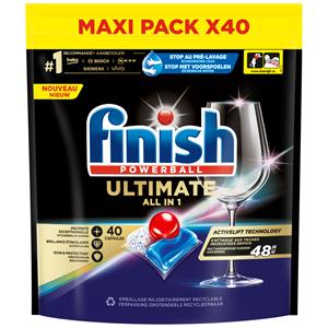 Finish Ultimate All in 1 Vaatwastabletten Regular 40 stuks