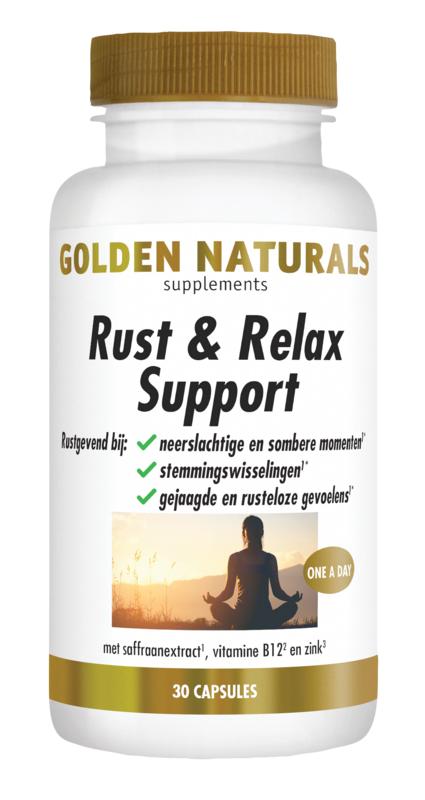 goldennaturals Golden Naturals Rust & relax support 30 capsules