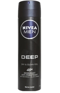 Nivea Men Deep Dry & Clean Deospray - 150 ml