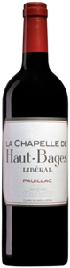Château Haut Bages Liberal La Chapelle de Haut-Bages Libéral 75CL