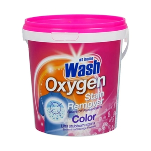 6x At Home Sauerstoff Fleckenentferner 1kg Waschmittel Reinigung Fett Kleidung