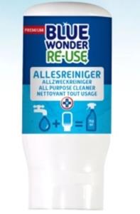 Blue Wonder Premium re-use all purpose cleaner (21x50 ml) 50ml