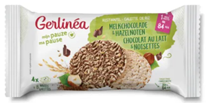 Gerlinea Rijstwafel choc hzlnt 142gr