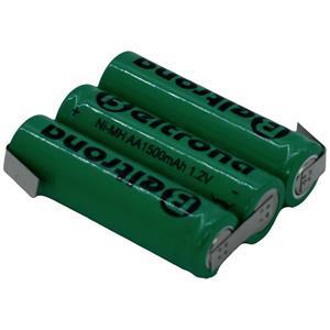 3AA1500 Accupack Aantal cellen: 3 Batterijgrootte: AA (penlite) Z-soldeerlip NiMH 3.6 V 1500 mAh