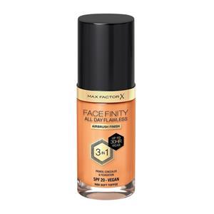 maxfactor Max Factor Facefinity All Day Flawless 3 in 1 Vegan Foundation 30ml (Various Shades) - N84 - SOFT TOFFEE
