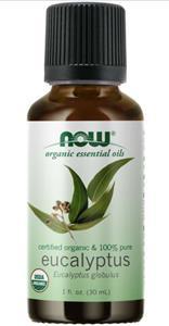 Organic Eucalyptus Globulus Oil (30 ml) - Now Foods