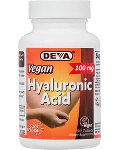 Vegan Hyaluronic Acid 100 mg (90 Tablets) - Deva