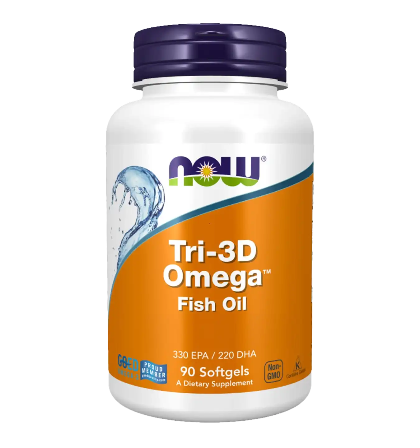 Now Foods Tri-3D Omega Fish Oil - 90 softgels