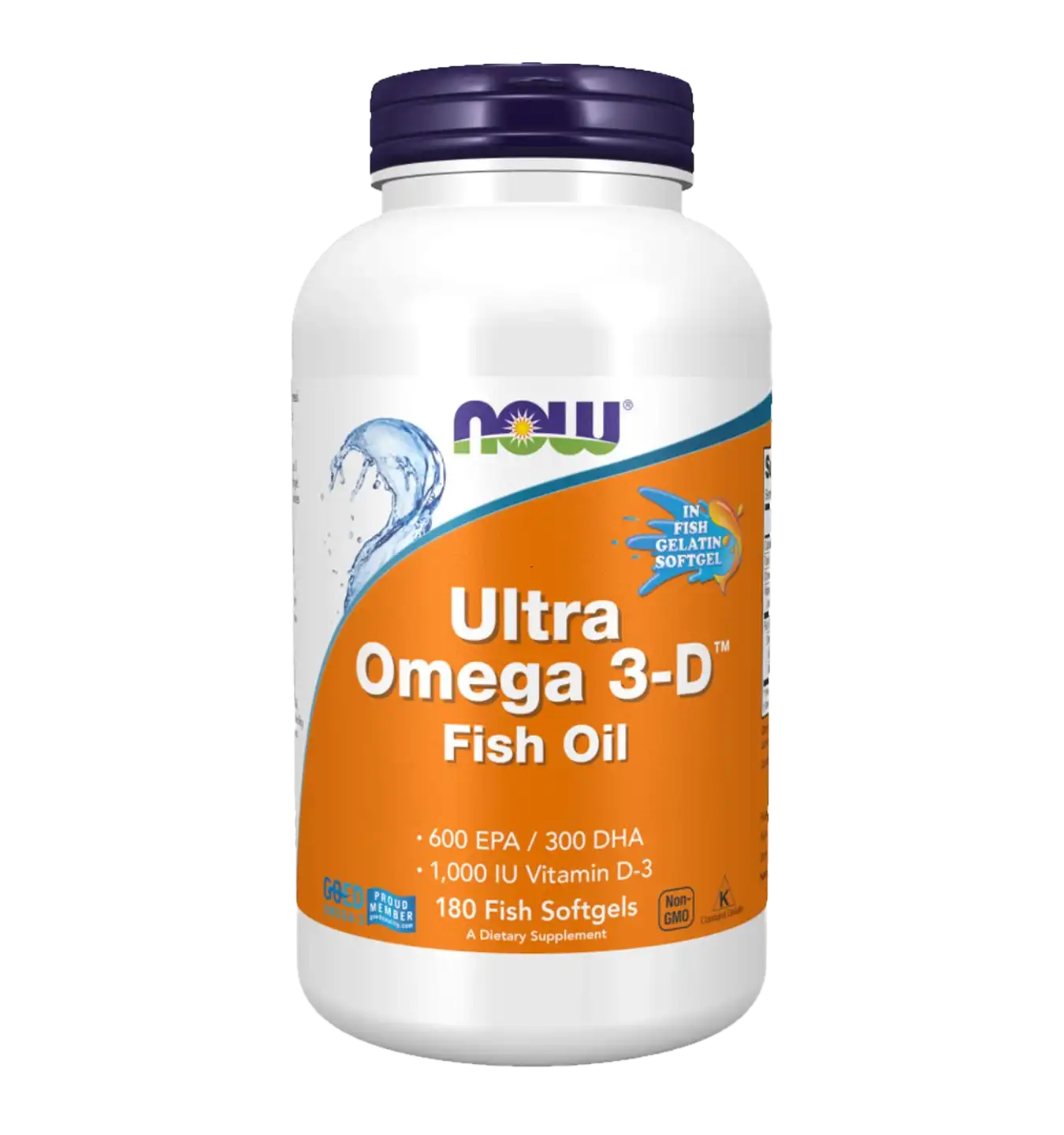 Now Foods Ultra Omega 3-D - 180 softgels