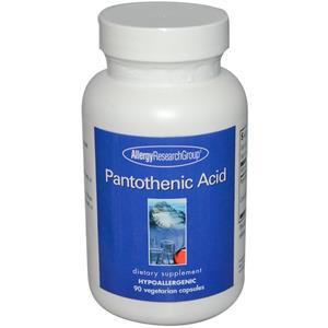 allergyresearchgroup Pantothenic Acid 90 Veggie Caps - Allergy Research Group