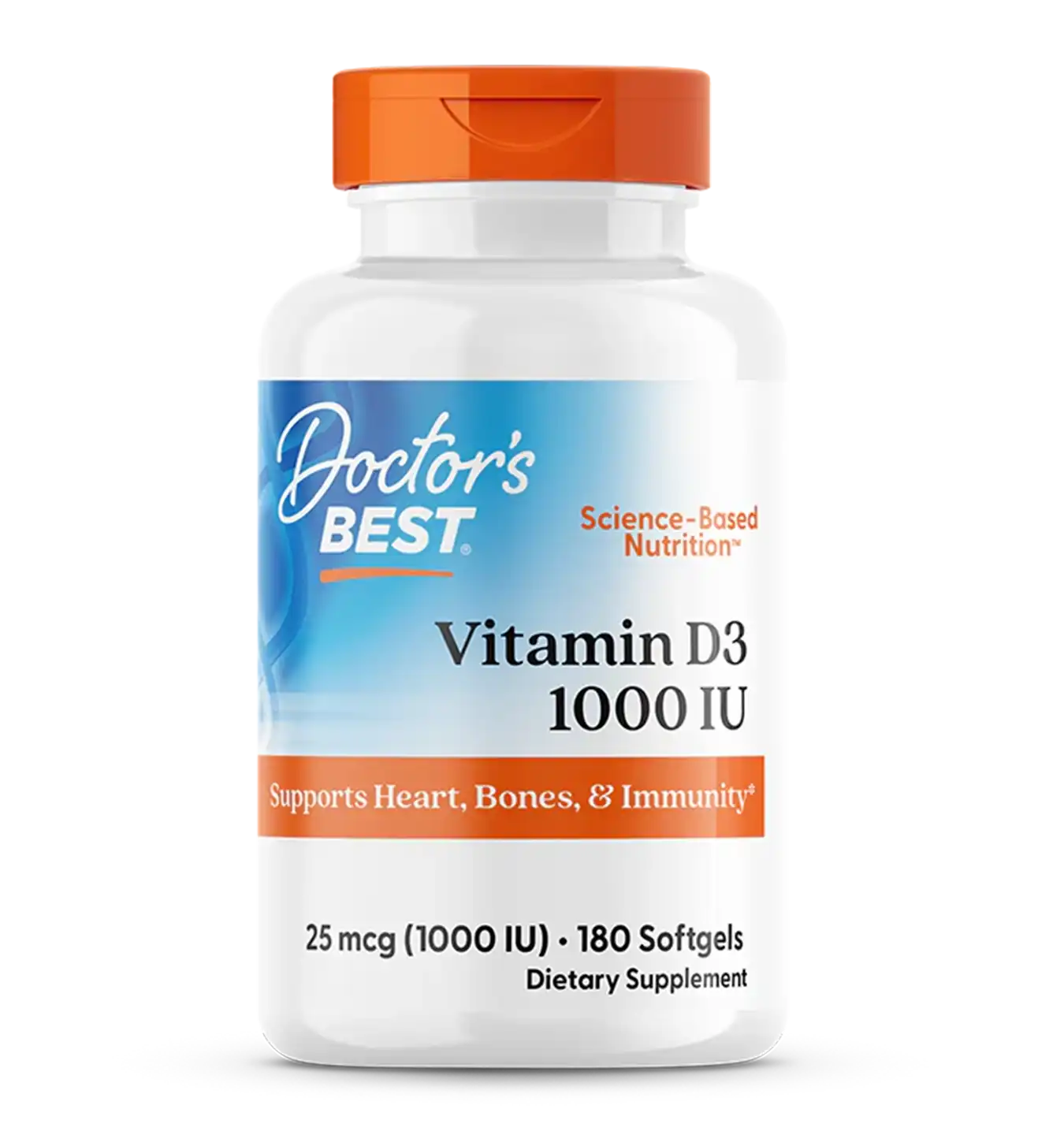 Best Vitamin D-3 1000IU - 180 softgels