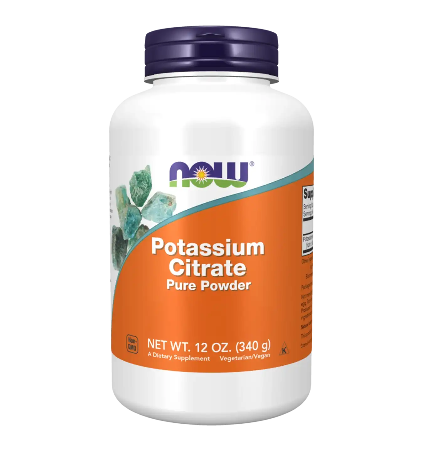 Now Foods Potassium Citrate Pure Powder - 340 g