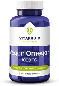 Vitakruid Vegan omega 3 1000 triglyceriden 90 softgel capsules