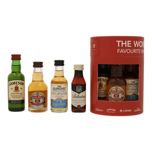 World Favourite Whiskies (4x5cl bottles) 20cl Whisky Geschenken