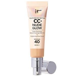 itcosmetics IT Cosmetics CC+ and Nude Glow Lightweight Foundation and Glow Serum with SPF40 32ml (Various Shades) - Medium Tan