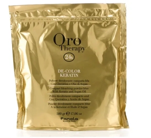 Fanola Oro Puro Therapy De-Color Keratin Blondeerpoeder dames - 500 G