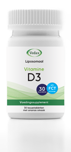 Vedax Liposomale vitamine d3 30 kauwtabletten