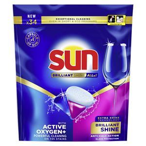 Sun Brilliant Shine All-in 1 Vaatwascapsules 34 stuks