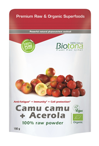 Biotona Biologische Camu Camu Acerola Raw Poeder