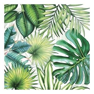 Ambiente 20x Tropische / jungle thema servetten 33 x 33 cm -