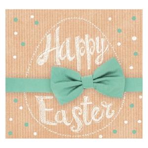 Ambiente 20x Pasen thema tafel servetten Happy Easter thema 25 x 25 cm -