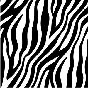 Ambiente 20x Zebraprint/zebra motief servetten 33 x 33 cm -