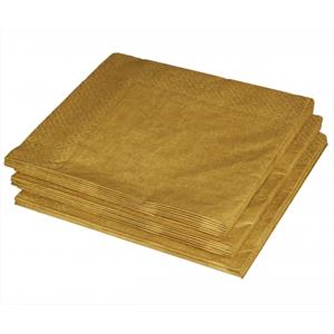 Givi 20x stuks gouden servetten 33 x 33 cm -