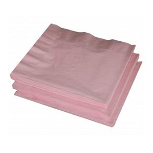 40x Licht roze kleuren thema servetten 33 x 33 cm -