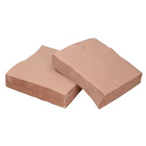 Cosy & Trendy 80x stuks luxe kwaliteit servetten bruin x cm -