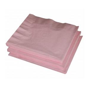 60x Licht roze kleuren thema servetten 33 x 33 cm -