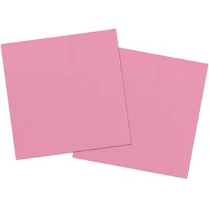 Folat 80x stuks servetten van papier roze 33 x 33 cm -