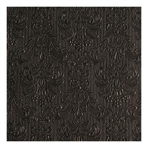 Ambiente 60x stuks klassiek barok patroon tafel servetten 33 x 33 cm en 3-laags -