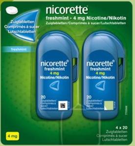 Nicorette Freshmint Zuigtabletten 4mg