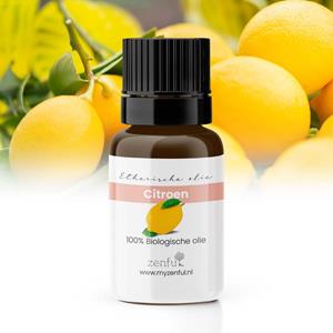 Zenful Citroen etherische olie biologisch 10 ml