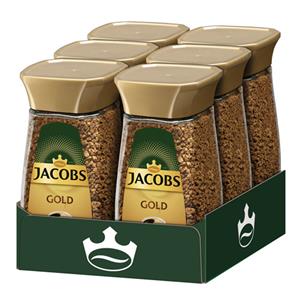 Jacobs  Gold Oploskoffie - 6x 200g