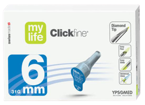 Mylife Clickfine pennaald 6mm 100 stuks