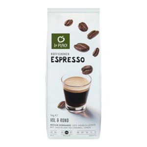 La Place a Place Koffiebonen Espresso 1kg bij Jumbo