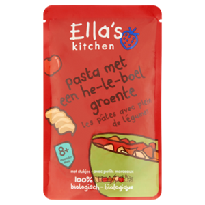 Ella's kitchen lla's Kitchen Pasta met een heleboel groente 8+ biologisch 190g bij Jumbo