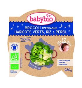 Babybio Mon petit plat broccoli princessenbonen rijst bio