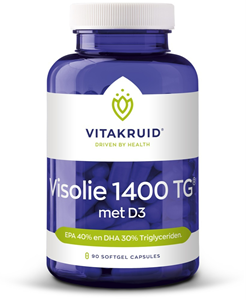 Vitakruid Visolie 1400 TG met D3 Capsules