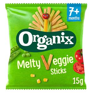 Organix  Baby Knabbels - 7+M - Groentesticks - 15gr