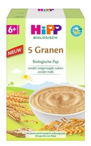 HiPP  Biologische Pap - 5 granen - 6+ maanden - 200 gram