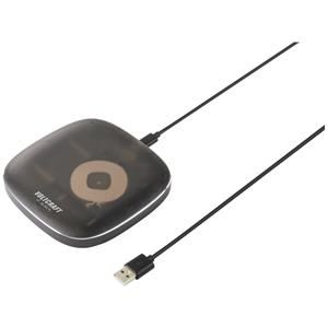 VC-Qi-WC15 VC-13791415 Inductielader 1670 mA Uitgangen Qi-standaard Zwart-zilver