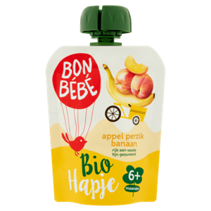 Bonbebe Bio 6+ Appel Perzik Banaan