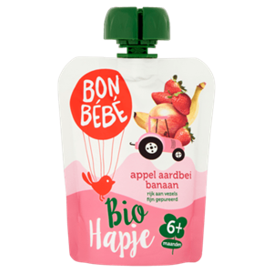 Bonbebe Bio 6+ Appel Aardbei