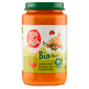 Bonbebe Bio M0812 pasta met tomaat mozzarella