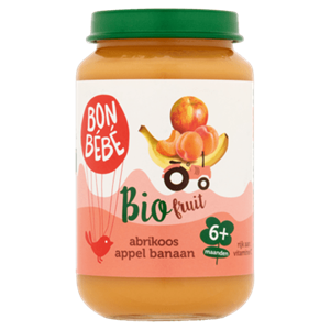 Bonbebe Bio 6mF0605 Abrikoos appel banaan